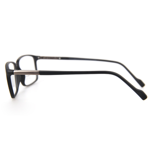メンズ長方形の目の形をしたメタルテンプル付きメガネは、ファッショナブルなTR90光学眼鏡の第カスタマイズされたロゴ弾です。 - Product Image 4