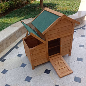 Simples-Clean Waterproof Wooden Chicken Coop Multi-Use Poultry & Rabbit Breeding Cage com <span class=keywords><strong>Yard</strong></span> & Nesting Box - Product Image 2
