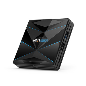 HK1กล่องรับสัญญาณ4K ความเร็วสูง32GB eMMC amlogic Quad Core Dual Band อุปกรณ์สตรีมมิ่ง WiFi BT - Product Image 1