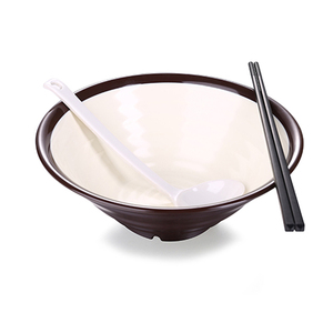 En gros pas cher personnalisé en plastique japonais <span class=keywords><strong>noir</strong></span> <span class=keywords><strong>mat</strong></span> mélamine bol de ramen - Product Image 5