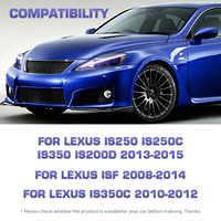 Ensemble de phares LED à triple lentille pour Lexus IS250 IS350 2006-2012, animation de démarrage bleue dynamique, mise à niveau des phares projecteurs