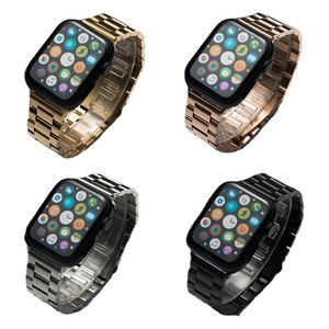 Venta Directa de Fábrica JMETEC, Correa de Reloj de Acero Inoxidable de Repuesto para <span class=keywords><strong>Serie</strong></span> 1/2/3/4/5, Hebilla de Tres Cuentas Transpirable - Product Image 5