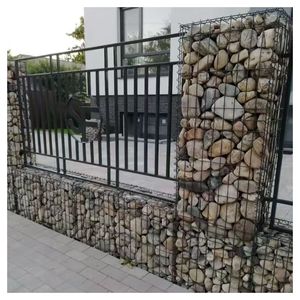 Clôture <span class=keywords><strong>de</strong></span> jardin murale en gabion soudé 200x100x50 Barrière extérieure Panneau <span class=keywords><strong>Galva</strong></span> Pour Gabion Cage Mur <span class=keywords><strong>de</strong></span> soutènement - Product Image 1