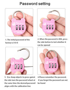 XMM-8025 Vente Chaude En Alliage De Zinc Durable En Gros <span class=keywords><strong>Pas</strong></span> <span class=keywords><strong>Cher</strong></span> Combinaison <span class=keywords><strong>Cadenas</strong></span> de Voyage pour Bagages Sac 3 chiffres pour Porte Serrure À <span class=keywords><strong>Code</strong></span> - Product Image 6