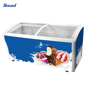 Congelador Horizontal con Puerta de Vidrio Deslizante para Exhibición de Hielo en Supermercados, 510L - Product Image 4