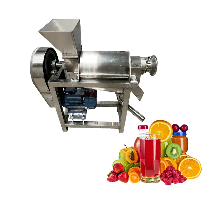 Ticari endüstriyel otomatik limon narenciye turuncu taze meyveler ezmek Spiral vida sıkacağı ekstraktör makinesi