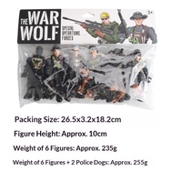 Figura de acción militar transfronteriza de 10 cm con articulaciones desmontables, soldado móvil de plástico con armas de juguete para niños