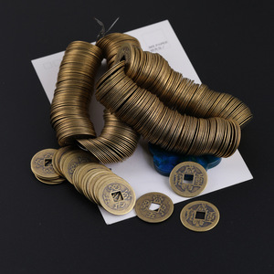 Monedas Antiguas de los Cinco Emperadores Shunzhi Kangxi Yongzheng Qianlong Jiaqing, Artesanía Metálica, Arte Coleccionable, Decoración, Accesorios de Joyería DIY - Product Image 2