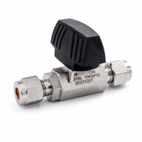 Vanne à boisseau sphérique en acier inoxydable SS316 de 12 mm de diamètre extérieur, raccords à compression à double ferrule