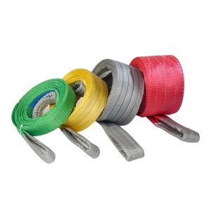 産業用クレーン吊り上げストラップ 2T <span class=keywords><strong>3T</strong></span> 5T 容量 6.1m T グリーン フラットウェビングスリング 無限パターン 河北省 中国 - Product Image 1