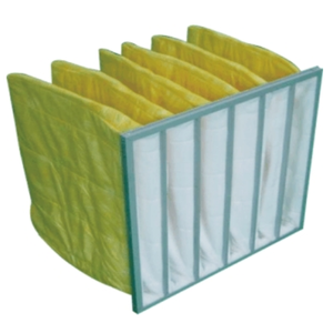 Filtres à sacs en fibre de verre Merv 15 à 8 poches 20x24x21 pour stand de tir intérieur - Product Image 2