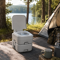 Toilettes mobiles de camping portables et économiques en PE pour l'extérieur, idéales pour les voyages, à vendre