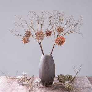 Set Premium MW89107 <span class=keywords><strong>de</strong></span> Protea Artificial Moderna en Aerosol y Vaina <span class=keywords><strong>de</strong></span> <span class=keywords><strong>Semillas</strong></span> para Decoración Wabi-Sabi en Hoteles, Oficinas e Interiores - Product Image 3