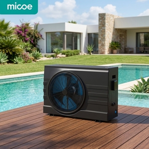 Micoe 7KW 10KW 13KW 17KW 21KW 28KW DC inversor completo alto COP con aplicación WiFi inteligente Control R32 bomba de calor para piscina - Product Image 2