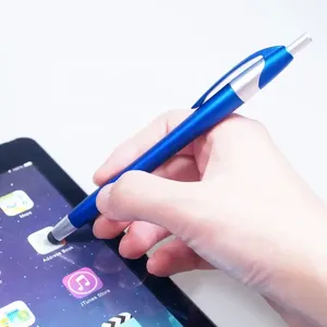 2 in 1 Capacitive Tip Click Plastic Ballpoint <b>Pen</b> Multi Color Two Tone <b>Retractable</b> Advertising Touch Screen <b>Pen</b> Custom Logo - Product Image 6