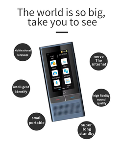 Z6 <span class=keywords><strong>3</strong></span>.1นิ้ว IPS Screen Ai Voice translator Device 117ภาษา4G ซิมการ์ดอินเทอร์<span class=keywords><strong>เน็ต</strong></span>8G บันทึกความจำอัจฉริยะแปล - Product Image 3