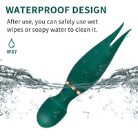 Schlussverkauf Silikonvibrator Körper persönlich wasserdicht schnurlos andere Massageprodukte Doppelmotor Wandschale Massagegerät