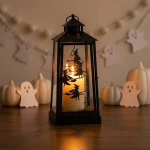 Decoraciones de Halloween Hechas a Mano, Faroles de Metal con Diseño de Murciélago Personalizados para Mesa y Suelo - Product Image 2