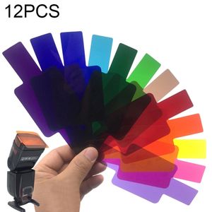 Filtre pour appareil photo 12 PCS <span class=keywords><strong>SiGi</strong></span> SG120 Ensemble de filtres 12 couleurs Caméra Top Flash Accessoires Filtre de température - Product Image 1