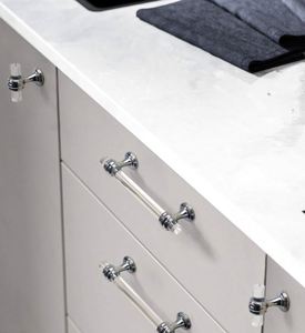WEKIS Transparent Acrylic Adjustable Cabinet Handles <b>Pulls</b>-Modern Minimalist Kitchen <b>Drawer</b> Hardware Durable T-Shaped Exterior - Product Image 1