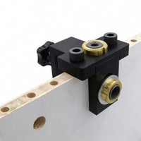 Outil de perçage manuel 3-en-1 REALMAX pour connecteurs DIY, positionnement réglable, pour le travail du bois