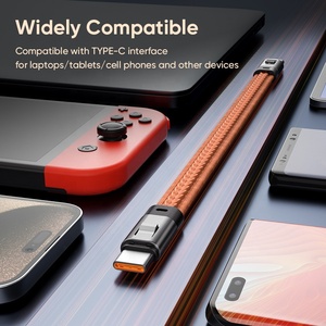 240W Keychain <span class=keywords><strong>USB</strong></span> C Cáp sạc nhanh giải pháp di động <span class=keywords><strong>USB</strong></span> Loại C cáp cho điện thoại máy tính xách tay - Product Image 5