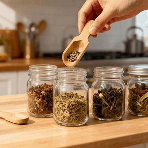 Mini cuillères en bois pour sel de bain, 2,95 pouces de long, pour sels, bonbons, épices, lessive, thé, grains de café - Product Image 3