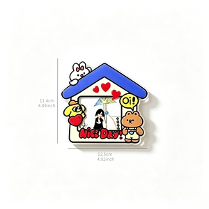 Nouvel Arrivage Cadre Photo en Acrylique Maisonnette <span class=keywords><strong>3D</strong></span> en Relief avec Clip Magnétique Puissant pour Affichage de Souvenirs à Domicile - Product Image 1