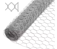 Rouleau de grillage hexagonal galvanisé pour clôture de poulailler