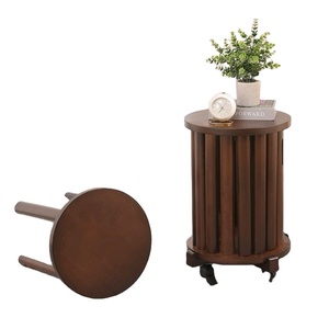 Sedia rotonda in legno massello rimovibile sgabello in legno <span class=keywords><strong>tavolino</strong></span> <span class=keywords><strong>comodino</strong></span> - Product Image 2
