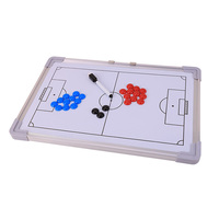 Tableau tactique magnétique pour l'enseignement du football Tableau de démonstration mural pour entraineur de compétition Table de sable