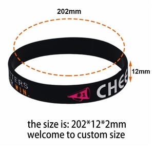 Bracelets en caoutchouc de sport personnalisés Youmigift, bracelet en silicone, bracelet en silicone personnalisé pour hommes - Product Image 3
