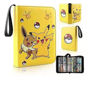 Jeu de cartes à collectionner sélectionnable personnalisé classeur 4 pochettes pour cartes en cuir PU pour Pokemoned - Product Image 1