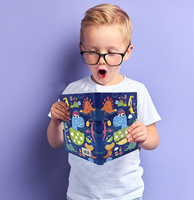 Dinosaurier Notizbuch Tagebuch Tagebuch mit Schloss Kinder Schule Schreibwaren Schule für Kinder