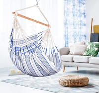 Vente chaude Intérieur Extérieur Macramé Suspendu Hamac Chaise Balançoire pour Chambre Bambou Épandeur Bar Hamac Chaise