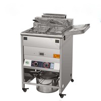 Produits f 2025 Offre Spéciale friteuses à gaz commerciales pour poulet aux chips de pomme de terre friteuse à gaz naturel GPL