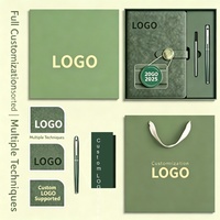 Coffret Cadeau Luxe pour Netbook, Coffret Cadeau d'Affaires, Coffret Cadeau Carnet d'Affaires A5, Coffret Cadeau en Cuir PU avec Impression en Relief, Coffret Cadeau Clé USB