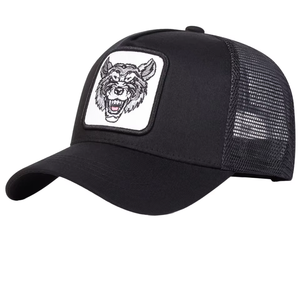 หมวกแก๊ปทรงทรัคเกอร์ปักลายสัตว์แบบเฮอร์ริงโบน 6 แผง สำหรับผู้ชาย รุ่น OEM XNKY ปี 2026 คุณภาพสูง ปรับขนาดได้ พร้อมปักโลโก้ตามสั่ง - Product Image 6