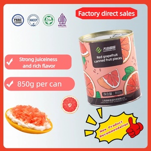 Harga Spesial untuk Penjualan Makanan Kaleng Granul Grapefruit Merah 850g. Bahan-bahan Yangzhi Ganlu Berkualitas Tinggi. - Product Image 1