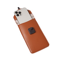 Étui de protection anti-radiation pour téléphone portable YOUZHIXIN en matériau PU, fonction portefeuille, compatible avec les femmes enceintes