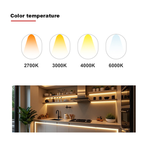 Tira de LED SOB Flexible de Cobre, Nueva, Perfecta, IP20, 135LM/W, CRI90, sin Puntos, para Iluminación de Paisajes, Regulable, Wi-Fi, 5m/rollo - Product Image 5