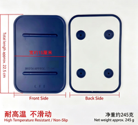 Tapis isolant thermique en silicone bleu pour machine à coudre, support anti-brûlure pour fer à repasser