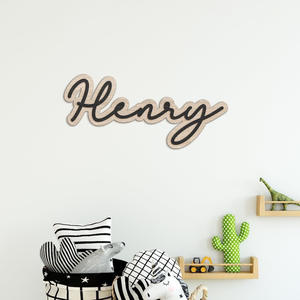 Customization Pattern personalizzato baccello doppio strato segno lettere inglesi decorazione per la <span class=keywords><strong>casa</strong></span> - Product Image 5