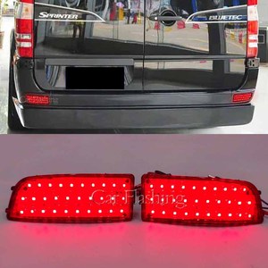 Luz LED Reflectora de Parachoques Trasero, Luz de Freno, Antiniebla y de Cola para Mercedes Benz Sprinter W906 06-18 y para <span class=keywords><strong>VW</strong></span> <span class=keywords><strong>Crafter</strong></span> 2006-2017 - Product Image 2