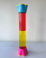 Nouvelle nouveauté et tubes de minuterie de jeu sensoriel drôle flottant sablier liquide sablier pour les enfants