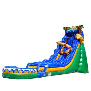 Toboggan gonflable pour enfants, maison de rebond blanche de luxe avec jouets en peluche, balles, toboggan aquatique - Product Image 6