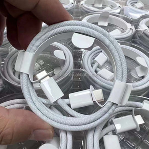 Cable <span class=keywords><strong>cargador</strong></span> móvil de carga rápida PD Cable <span class=keywords><strong>USB</strong></span> <span class=keywords><strong>C</strong></span> <span class=keywords><strong>Original</strong></span> para enchufe Cables de bloque de pared para <span class=keywords><strong>iPhone</strong></span> 15 Pro Max - Product Image 2