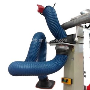 Brazo extractor de humos de Soldadura <span class=keywords><strong>Industrial</strong></span>, brazo de succión de extracción de humos flexible con <span class=keywords><strong>campana</strong></span>, manguera colectora de polvo - Product Image 4