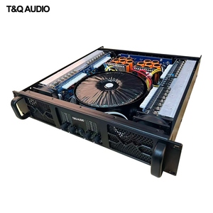 Sıcak satış 4*800W 2U 4 kanal sınıf H yüksek güç Metal profesyonel açık güç amplifikatörü bas ses ile - Product Image 5