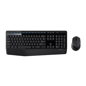 คีย์บอร์ดไร้สายแบบคลาสสิก Logitech แป้นพิมพ์และเมาส์ไร้สายแบบ MK346P ชุดออฟฟิศโน้ตบุ๊คคอมพิวเตอร์ที่บ้านทั่วไป